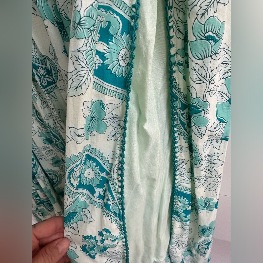 Chasing Unicorns The Ocean Gauze Maxi Skirt - Picture 5 of 7